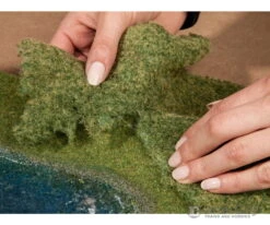 Noch 07301 HO, N, Z Leafy Foliage, Dark Green -Noch Shop noch 07301 ho n z leafy foliage dark green grass scenery mats 900