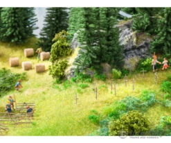 Noch 07460 HO Hay Bales -Noch Shop noch 07460 ho hay bales grass scenery mats 617