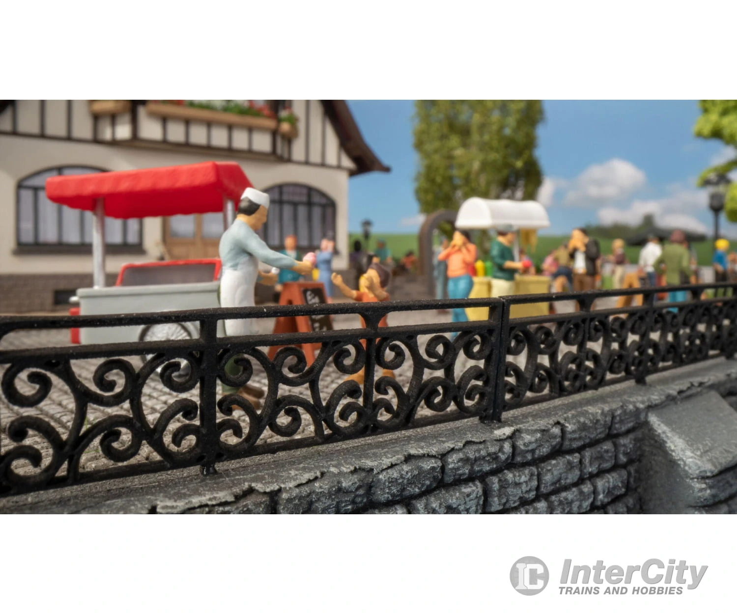 Noch 14209 HO Wrought Iron Railings 6 Noch 14209 HO Wrought Iron Railings - Image 4