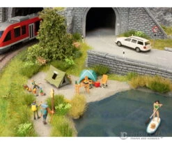 Noch 16201 HO Themed Figures Sets "Camping" -Noch Shop noch 16201 ho themed figures sets camping 273