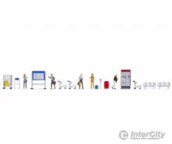 Noch 16268 HO Themed Figures Set "Platform"