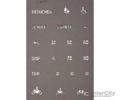 Noch 48600 Road Marking Stencils -Noch Shop noch 48600 road marking stencils roads streets 250