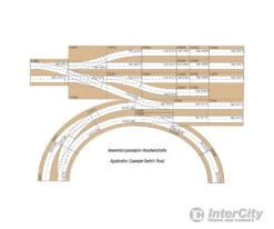 Noch 53841 HO Easy TRACK Route, Curved, R2 -Noch Shop noch 53841 ho easy track route curved r2 layout kits 854