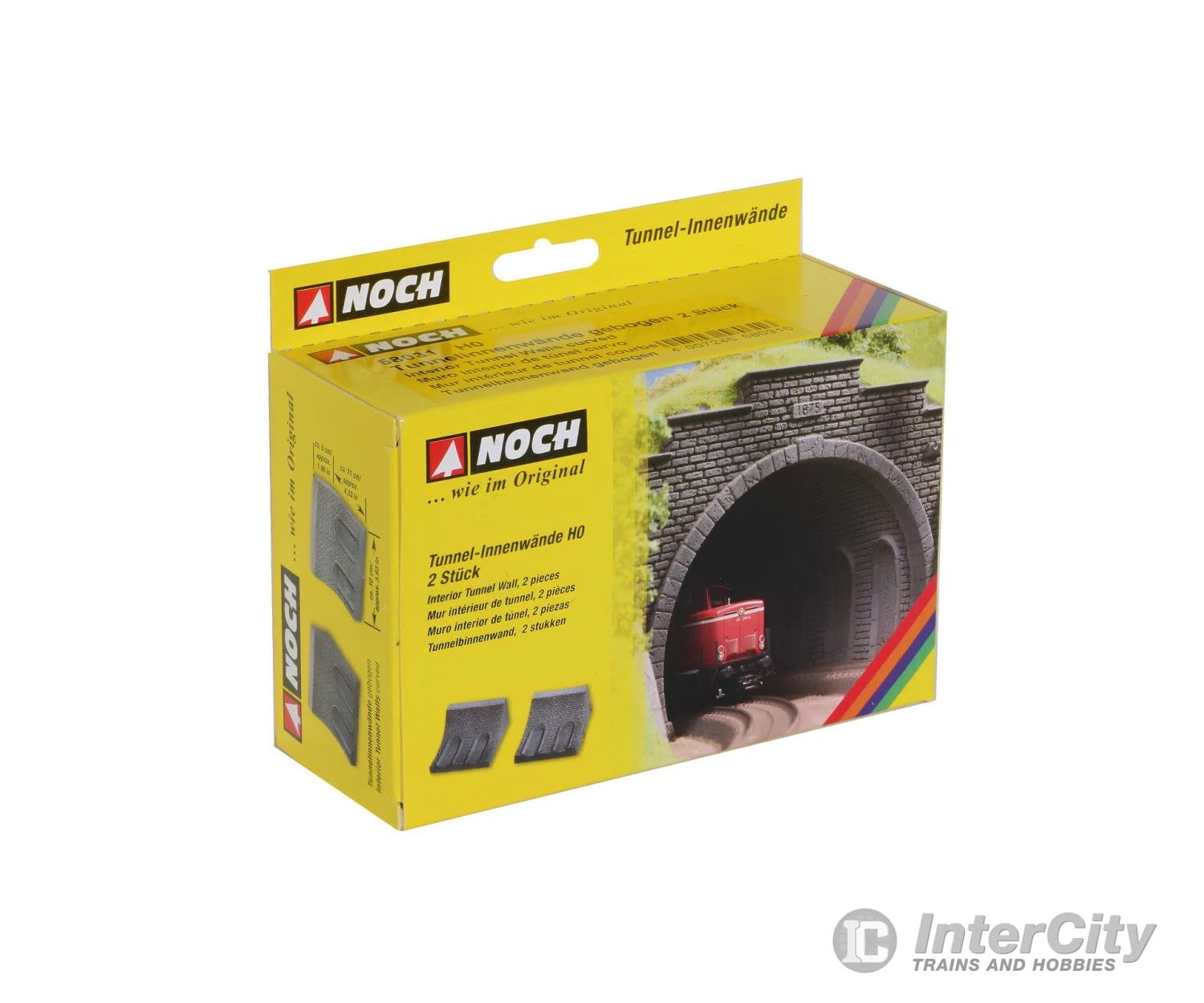 Noch 58031 HO Interior Tunnel Wall, Curved 4 Noch 58031 HO Interior Tunnel Wall, Curved - Image 2