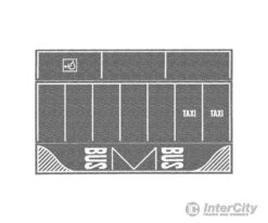 Noch 60720 HO Car-Park, Gey, 2 Pcs., Each 22 X 14 Cm