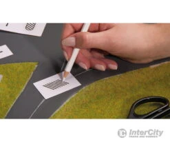 Noch 60740 HO, N Starter Set Street Markings -Noch Shop noch 60740 ho n starter set street markings roads streets 486