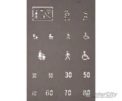 Noch 60745 HO Road Marking Stencils -Noch Shop noch 60745 ho road marking stencils roads streets 139