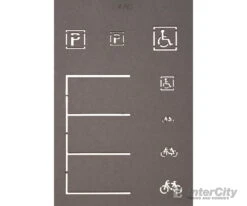 Noch 60745 HO Road Marking Stencils -Noch Shop noch 60745 ho road marking stencils roads streets 592