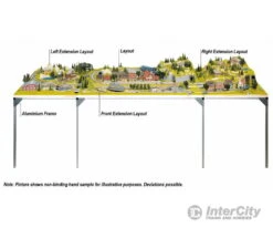 Noch 62100 HO, N, Z Aluminium Frame, 120 X 100 Cm, 78 Cm High 13 Noch 62100 HO, N, Z Aluminium Frame, 120 X 100 Cm, 78 Cm High -Noch Shop noch 62100 ho n z aluminium frame 120 x 100 cm 78 high layout kits 771
