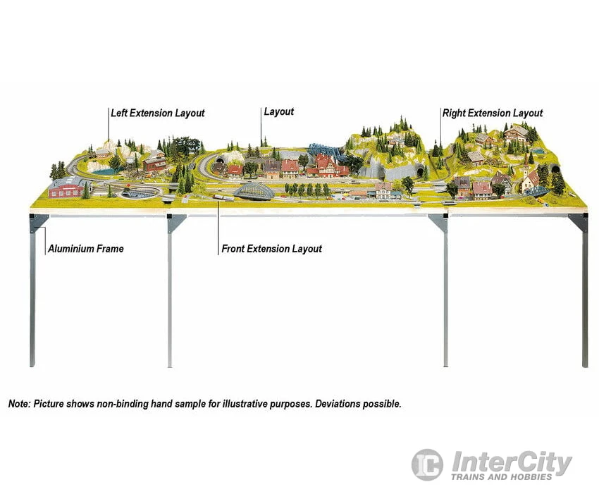 Noch 62100 HO, N, Z Aluminium Frame, 120 X 100 Cm, 78 Cm High 6 Noch 62100 HO, N, Z Aluminium Frame, 120 X 100 Cm, 78 Cm High - Image 4