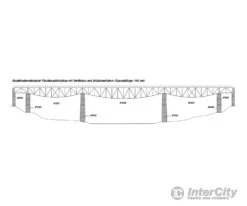 Noch 67023 HO Truss Approach Bridge -Noch Shop noch 67023 ho truss approach bridge tunnels bridges 633