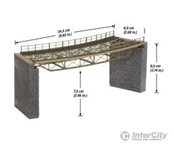 Noch 67026 HO Bridge Track, Curved -Noch Shop noch 67026 ho bridge track curved tunnels bridges 362