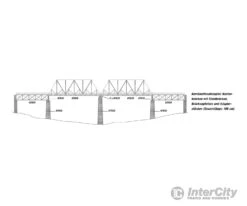 Noch 67032 HO Bridge Pier -Noch Shop noch 67032 ho bridge pier tunnels bridges 576