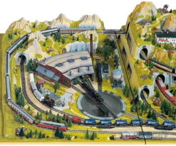 Noch 80120 HO Left Extension Layout 'Turntable'