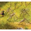 Noch HO 14251 Hay-Drying Racks - Laser-Cut Minis -- 44 Assorted Pieces -Noch Shop noch ho 14251 hay drying racks laser cut minis 44 assorted pieces scenery details 256