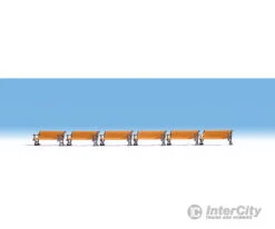Noch TT 46849 Wood Benches -- Pkg(6)